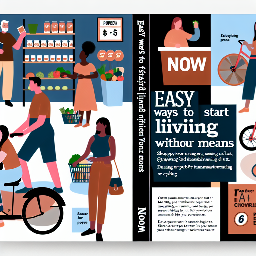 Easy Ways to Start Living Within Your Means Now
