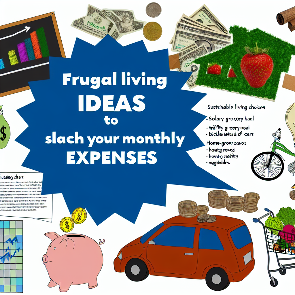 Frugal Living Ideas to Slash Your Monthly Expenses