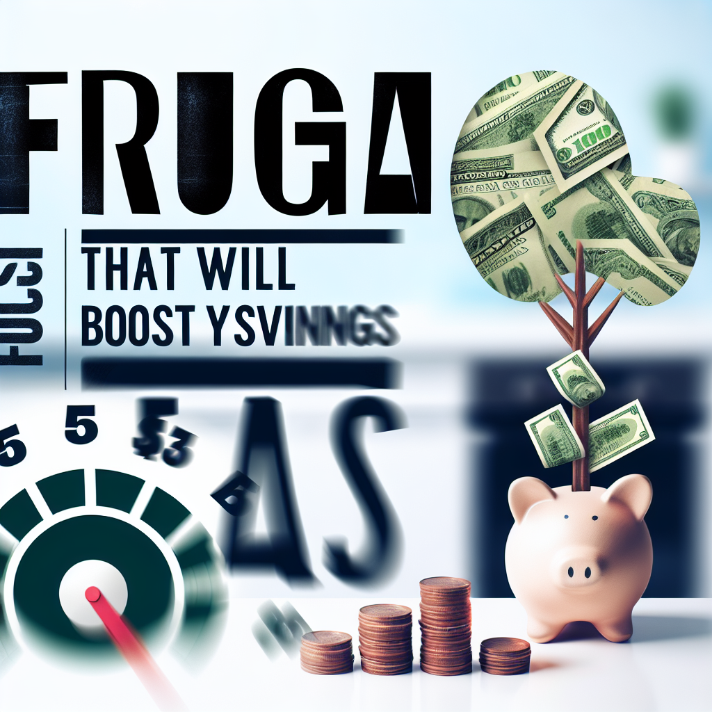 Frugal Tips That Will Boost Your Savings Fast