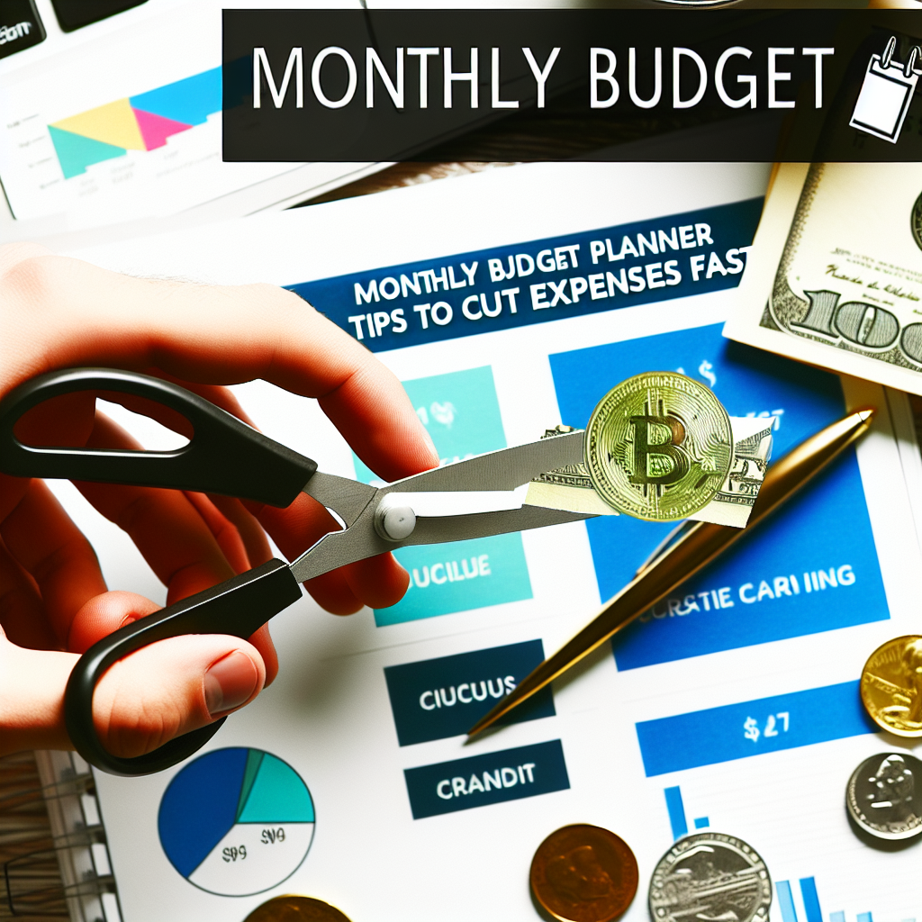 Monthly Budget Planner Tips to Cut Expenses Fast